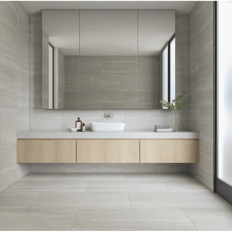 Porcelanato Ilva Travertino Grey Natural 60x120