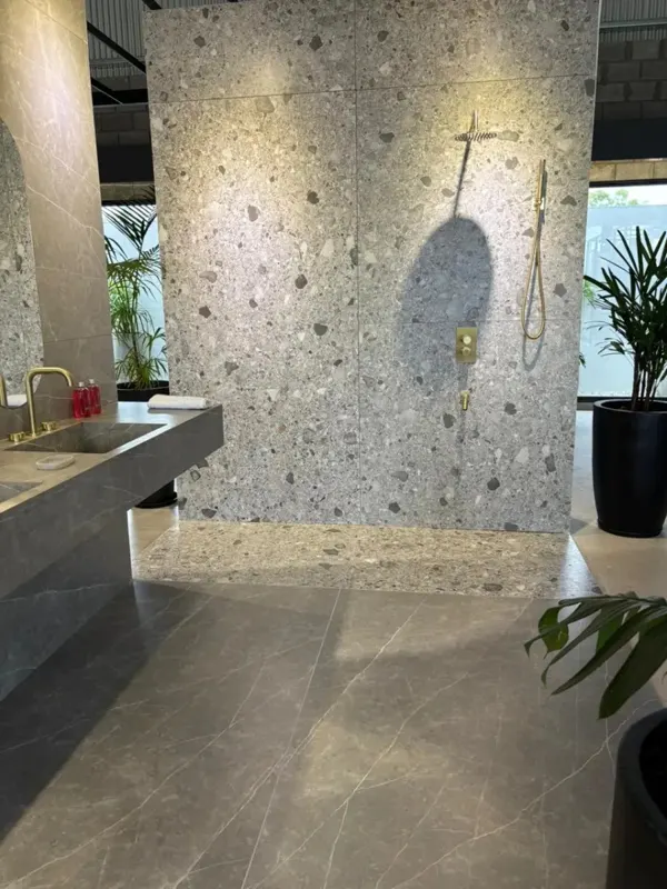 Porcelanato SPL Terrazo Gris 80x160
