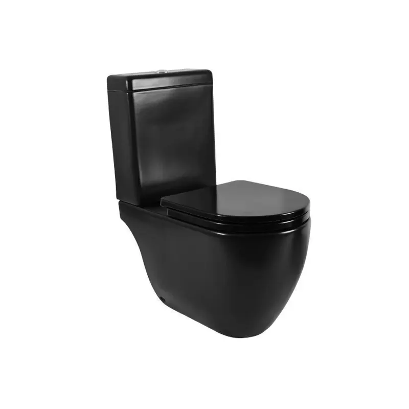 Inodoro Ferrum Fontana Largo Negro Satinado IOLQ2 NS