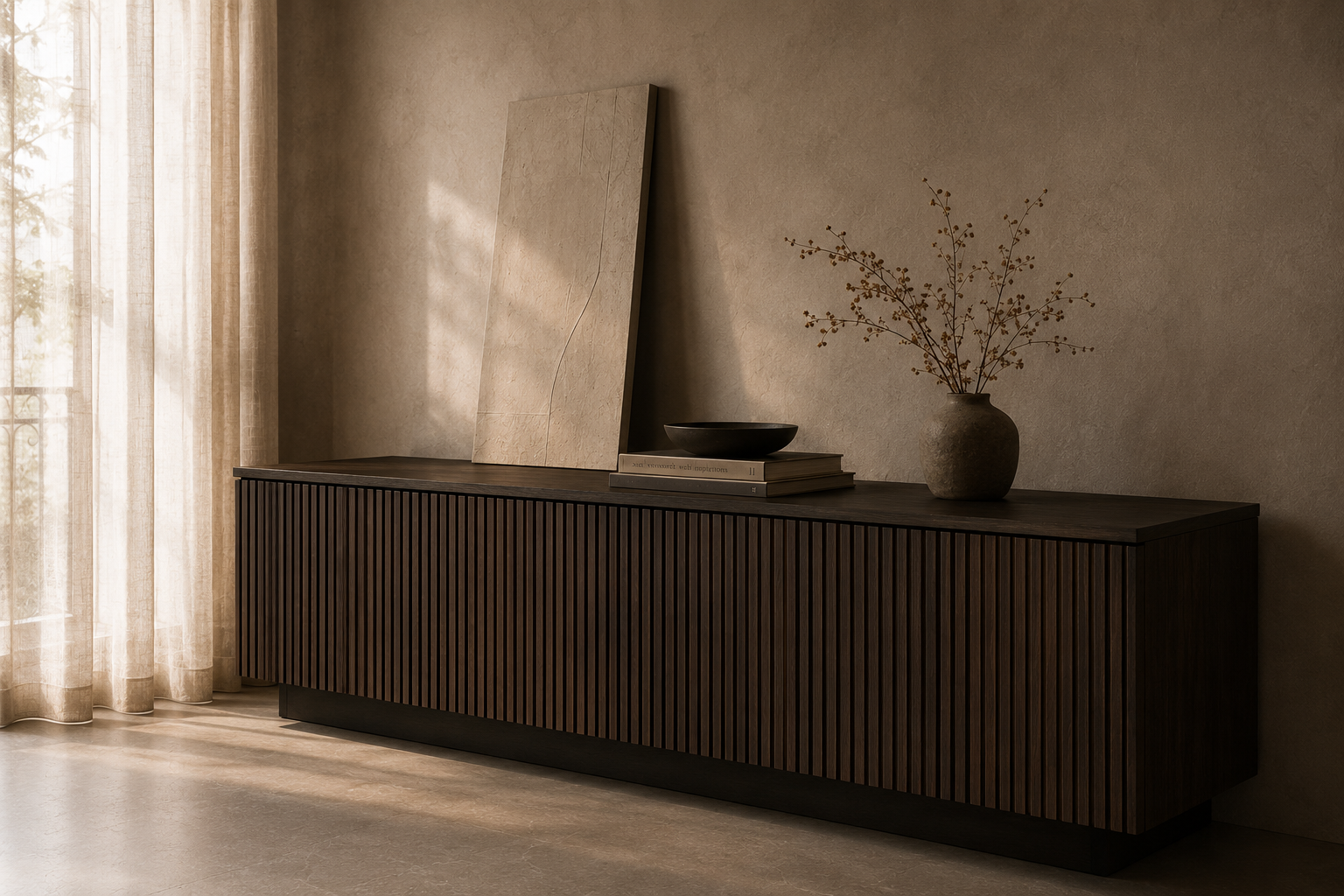 Credenza en roble negro — Studio Brumm