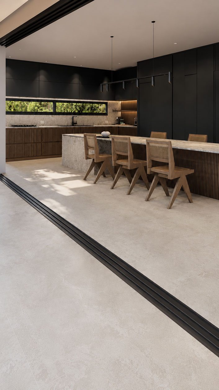 Interior con piso SPL Tauro White